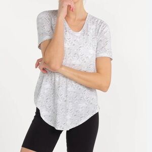 Tasc Casual Heathered Short Sleeve Tee Size S